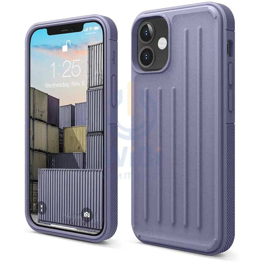 Elago iPhone 12 mini Armor Case - Lavender Gray Accessories > Mobiles & Tablets > Mobiles