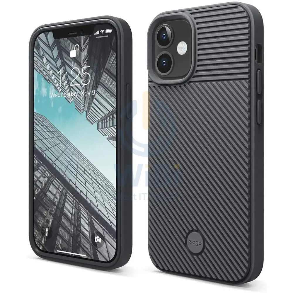 Elago iPhone 12 mini Cushion Case - Dark Gray Accessories > Mobiles & Tablets > Mobiles