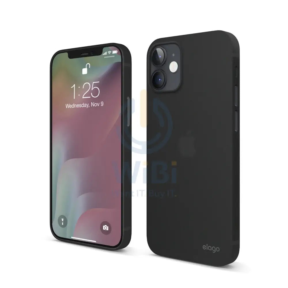 Elago iPhone 12 mini Inner Core Case - Black Accessories > Mobiles & Tablets > Mobiles > Screen Protectors & Covers