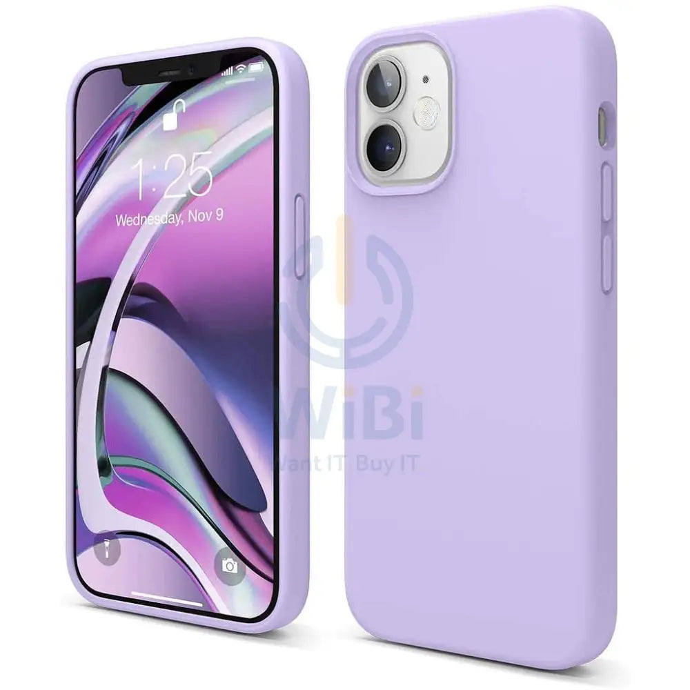 Elago iPhone 12 mini Liquid Silicone Case - Lavender Accessories > Mobiles & Tablets > Mobiles