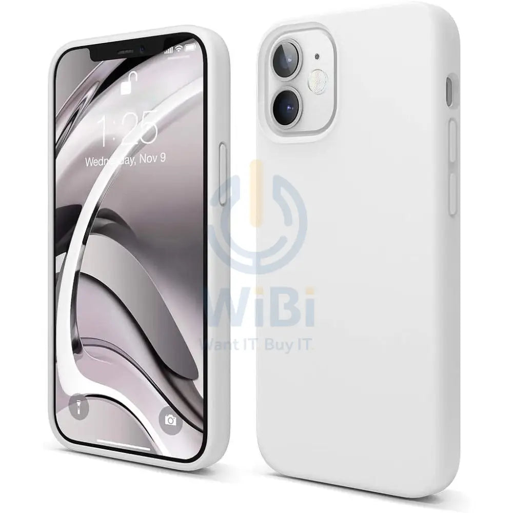 Elago iPhone 12 mini Liquid Silicone Case - White Accessories > Mobiles & Tablets > Mobiles