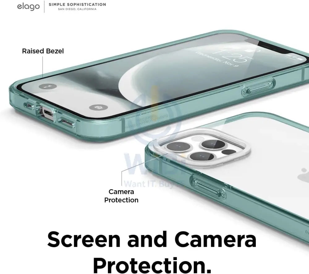 Elago iPhone 12 / iPhone 12 Pro Hybrid Case - Mint Accessories > Mobiles & Tablets > Mobiles > Screen Protectors &