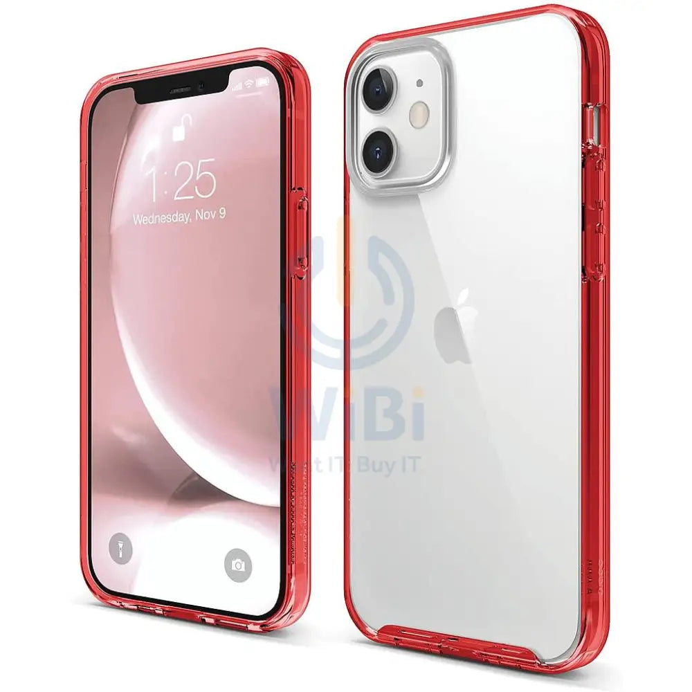 Elago iPhone 12 / iPhone 12 Pro Hybrid Case - Red Accessories > Mobiles & Tablets > Mobiles > Screen Protectors & Covers