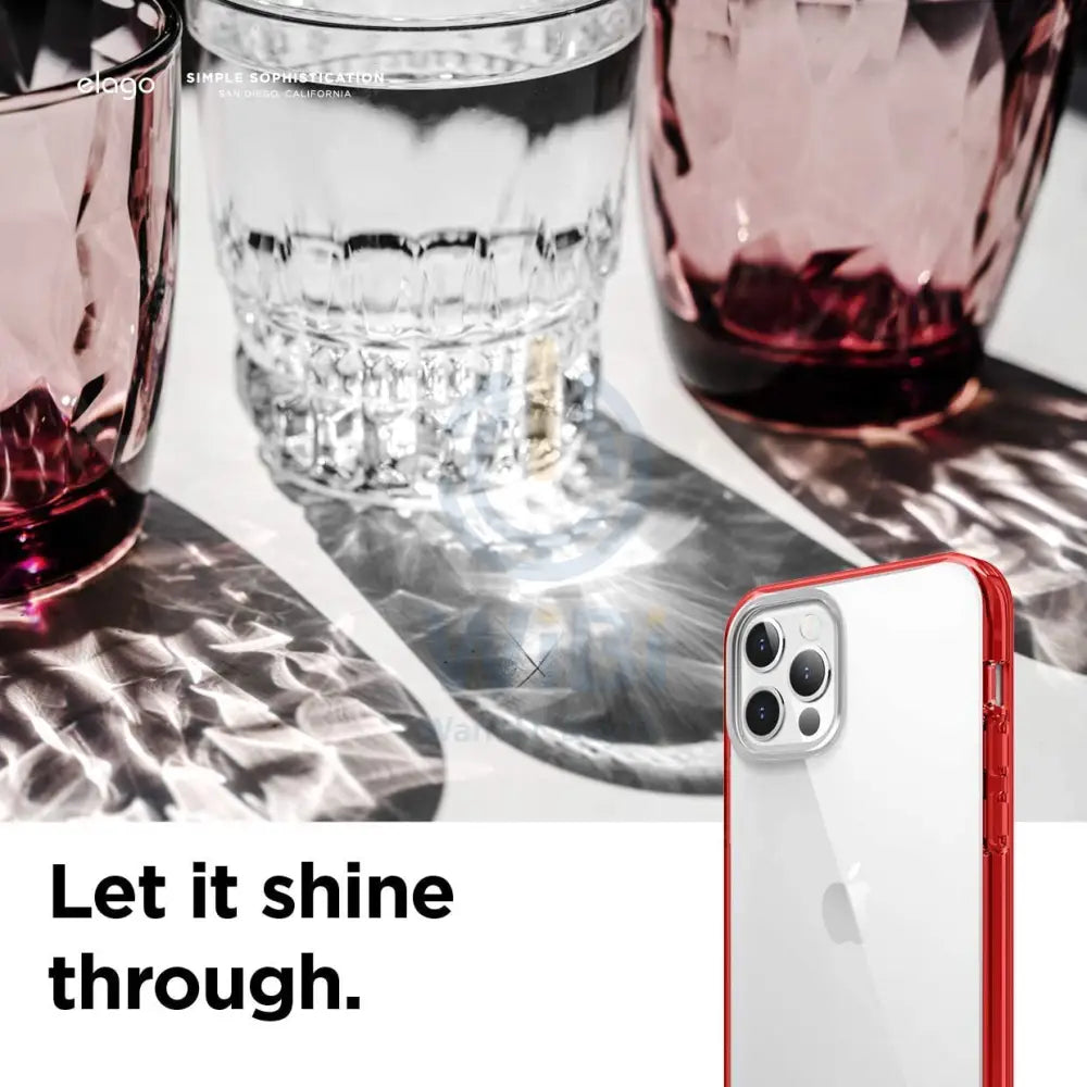 Elago iPhone 12 / iPhone 12 Pro Hybrid Case - Red Accessories > Mobiles & Tablets > Mobiles > Screen Protectors & Covers