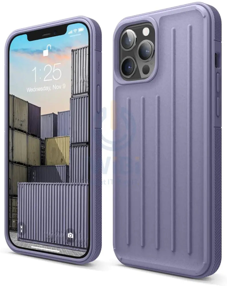 Elago iPhone 12 Pro Max Armor Case - Lavender Gray Accessories > Mobiles & Tablets > Mobiles > Screen Protectors &