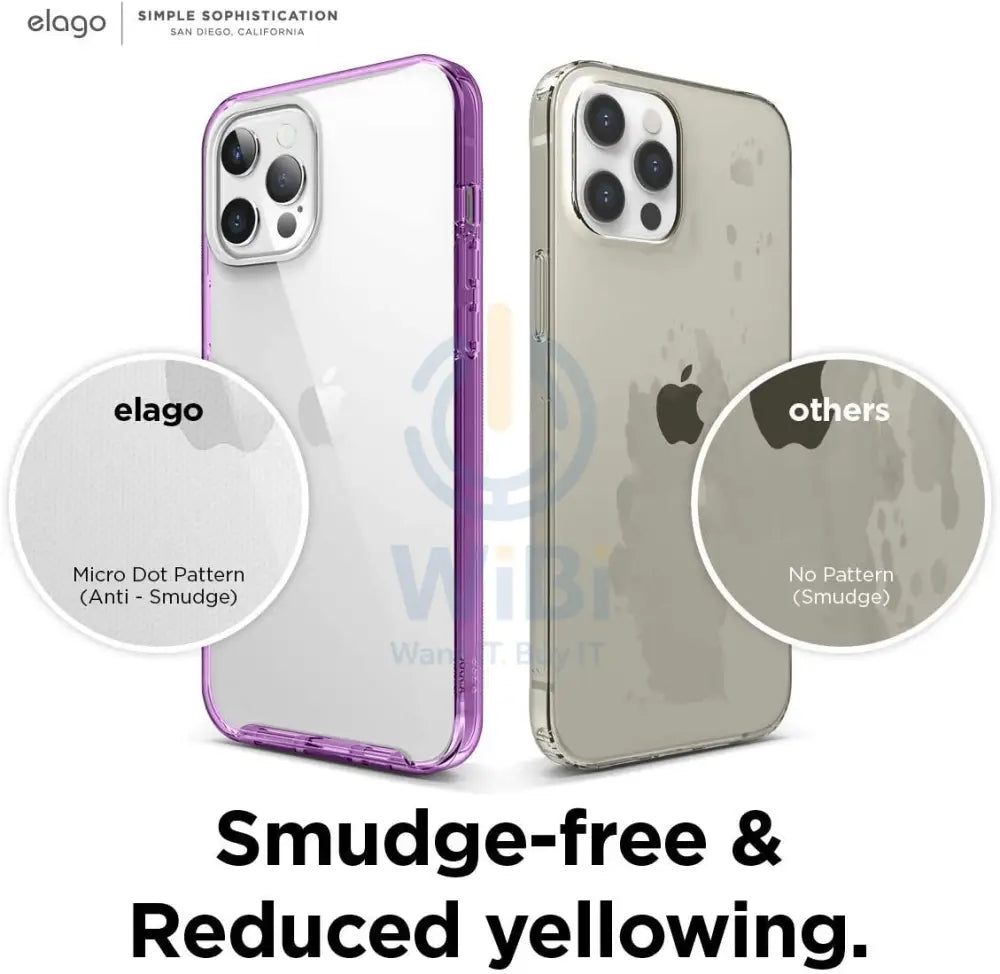 Elago iPhone 12 Pro Max Hybrid Case - Lavender Accessories > Mobiles & Tablets > Mobiles > Screen Protectors & Covers