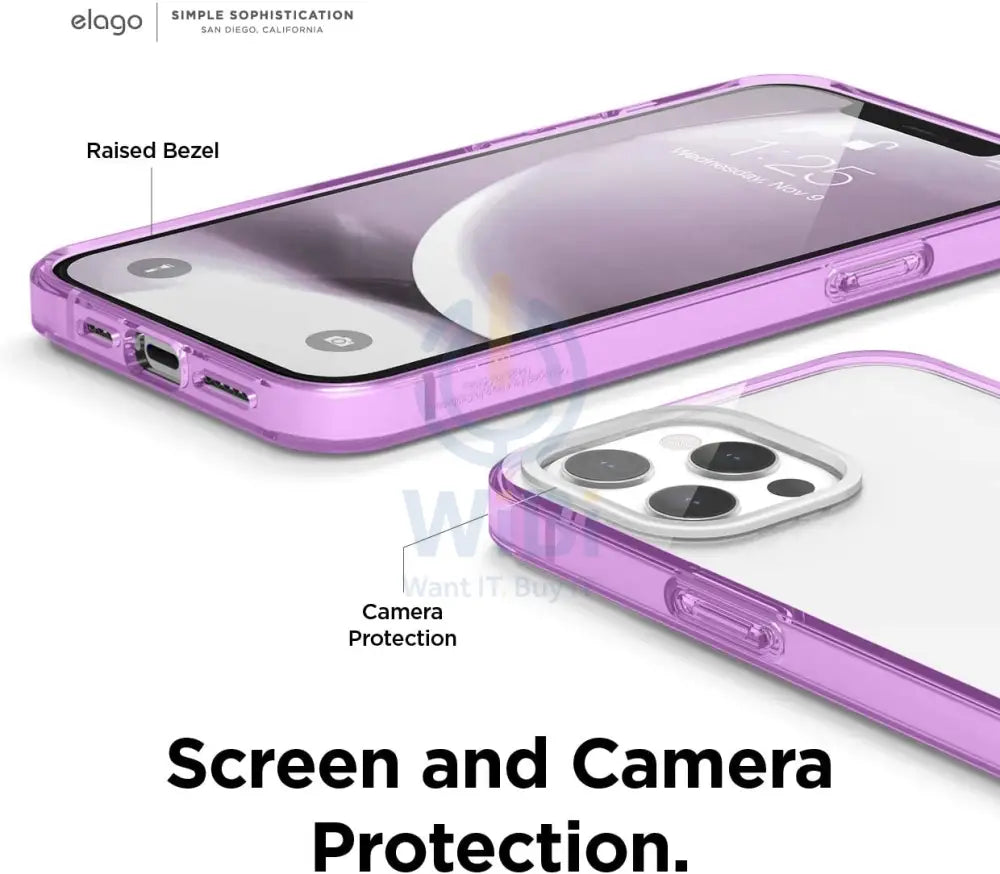 Elago iPhone 12 Pro Max Hybrid Case - Lavender Accessories > Mobiles & Tablets > Mobiles > Screen Protectors & Covers