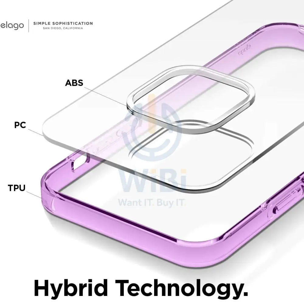 Elago iPhone 12 Pro Max Hybrid Case - Lavender Accessories > Mobiles & Tablets > Mobiles > Screen Protectors & Covers