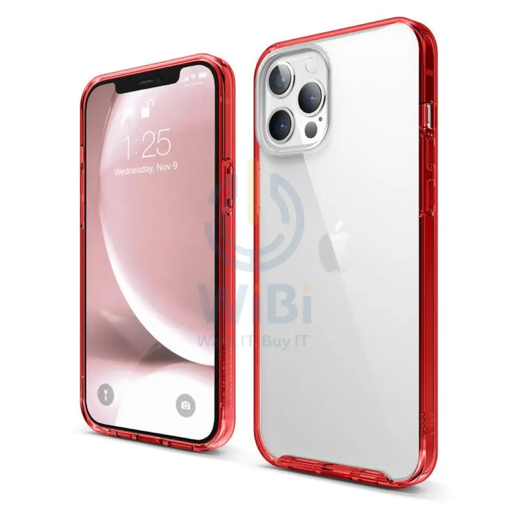 Elago iPhone 12 Pro Max Hybrid Case - Red Accessories > Mobiles & Tablets > Mobiles > Screen Protectors & Covers