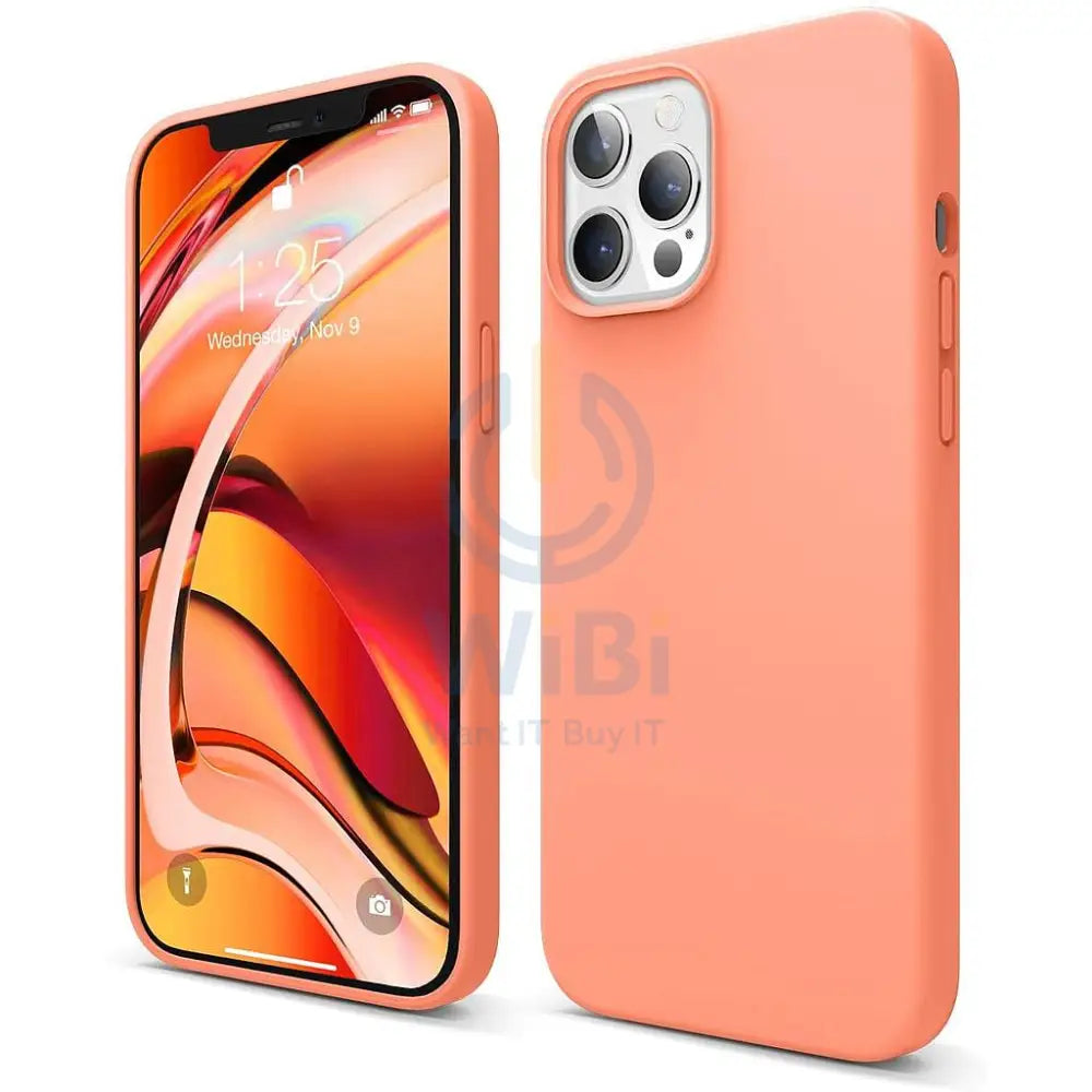 Elago iPhone 12 Pro Max Liquid Silicone Case - Nectarine Accessories > Mobiles & Tablets > Mobiles > Screen Protectors