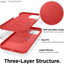 Elago iPhone 12 Pro Max Liquid Silicone Case - Red Accessories > Mobiles & Tablets > Mobiles > Screen Protectors &