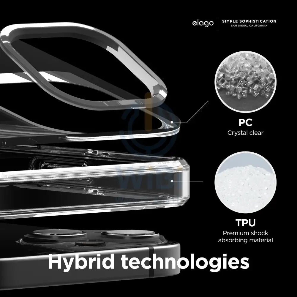 Elago iPhone 13 Hybrid Case - Clear Accessories > Mobiles & Tablets > Mobiles > Screen Protectors & Covers