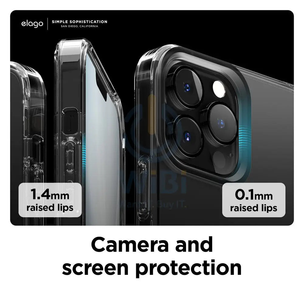Elago iPhone 13 Pro Max Hybrid Case - Black Accessories > Mobiles & Tablets > Mobiles > Screen Protectors & Covers