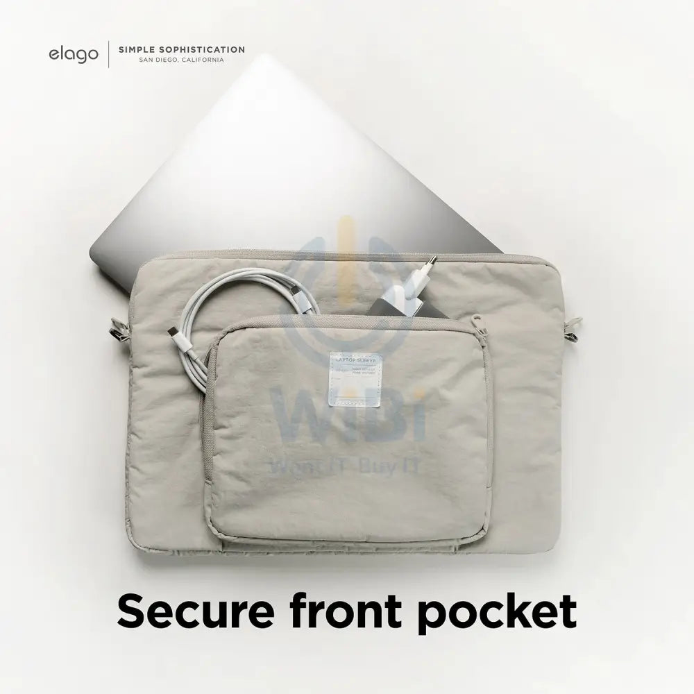 Elago Laptop 15’’ - 16’’ Pocket Sleeve - Stone Accessories > Bag