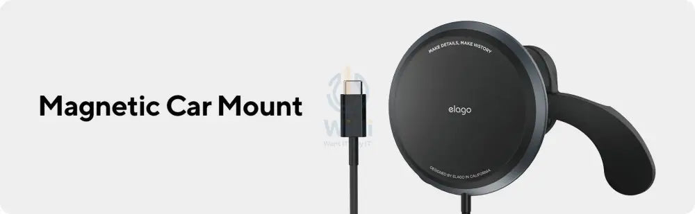 Elago M Car MagSafe Charger Phone Mount - Dark Grey - Dark Grey Accessories > Mobiles & Tablets