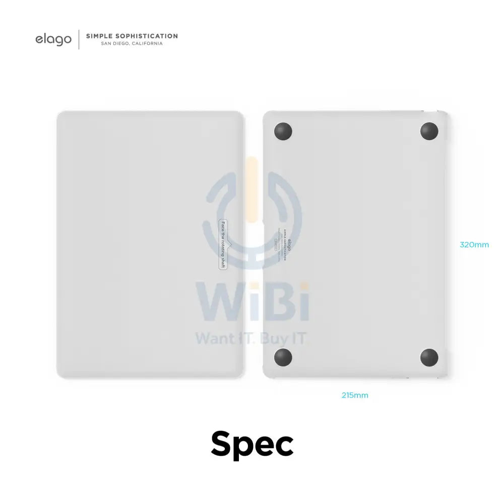 Elago MacBook Air 13’’/ m1(2019-) Inner Core Case - Transparent White Accessories > Other Laptop Accessories