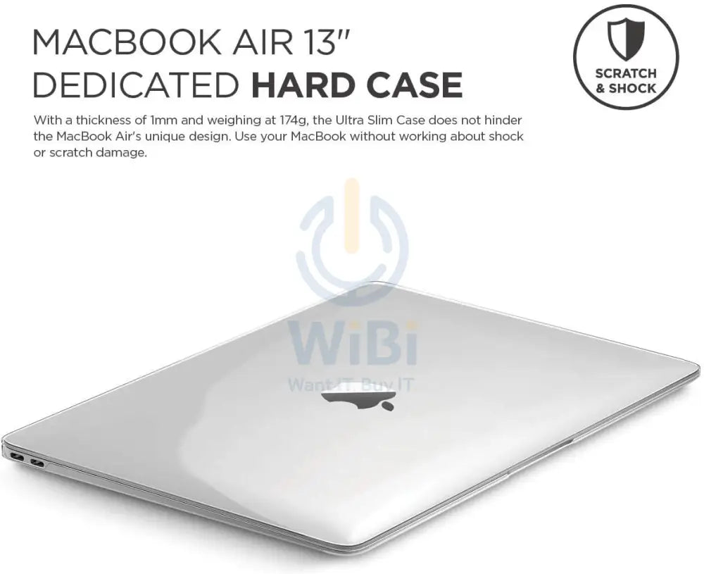 Elago Macbook Air 13’’/m1 (2019-) Ultra Slim Case - Clear Accessories > Other Laptop Accessories