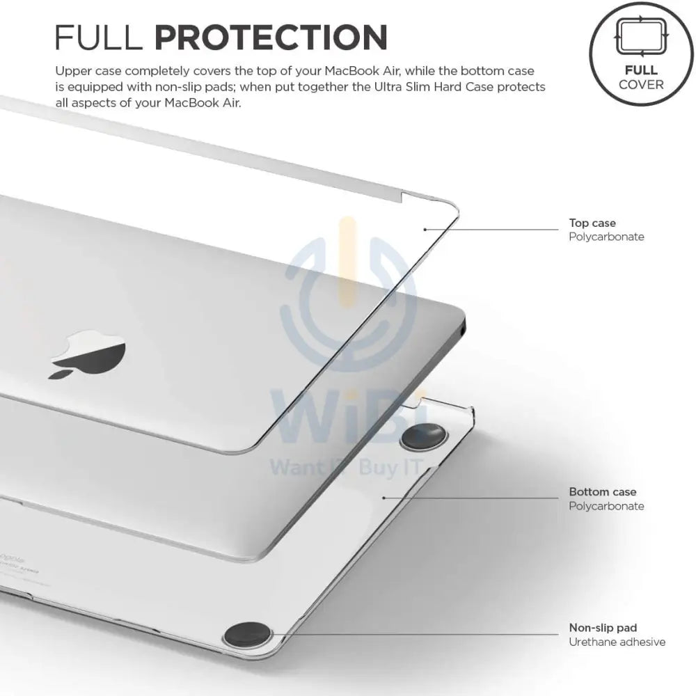Elago Macbook Air 13’’/m1 (2019-) Ultra Slim Case - Clear Accessories > Other Laptop Accessories