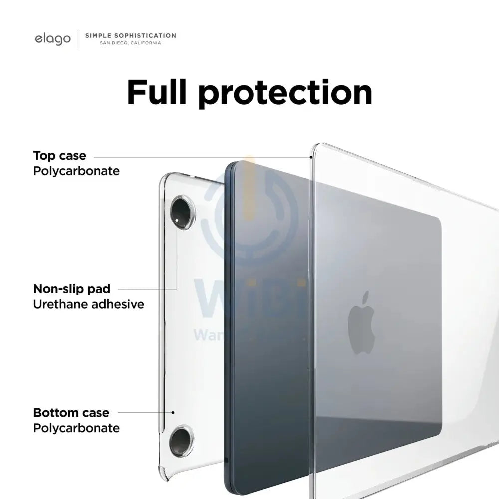 Elago MacBook Air M2 Ultra Slim Hard Case (15.3 inch) - Clear Accessories > Other Laptop Accessories