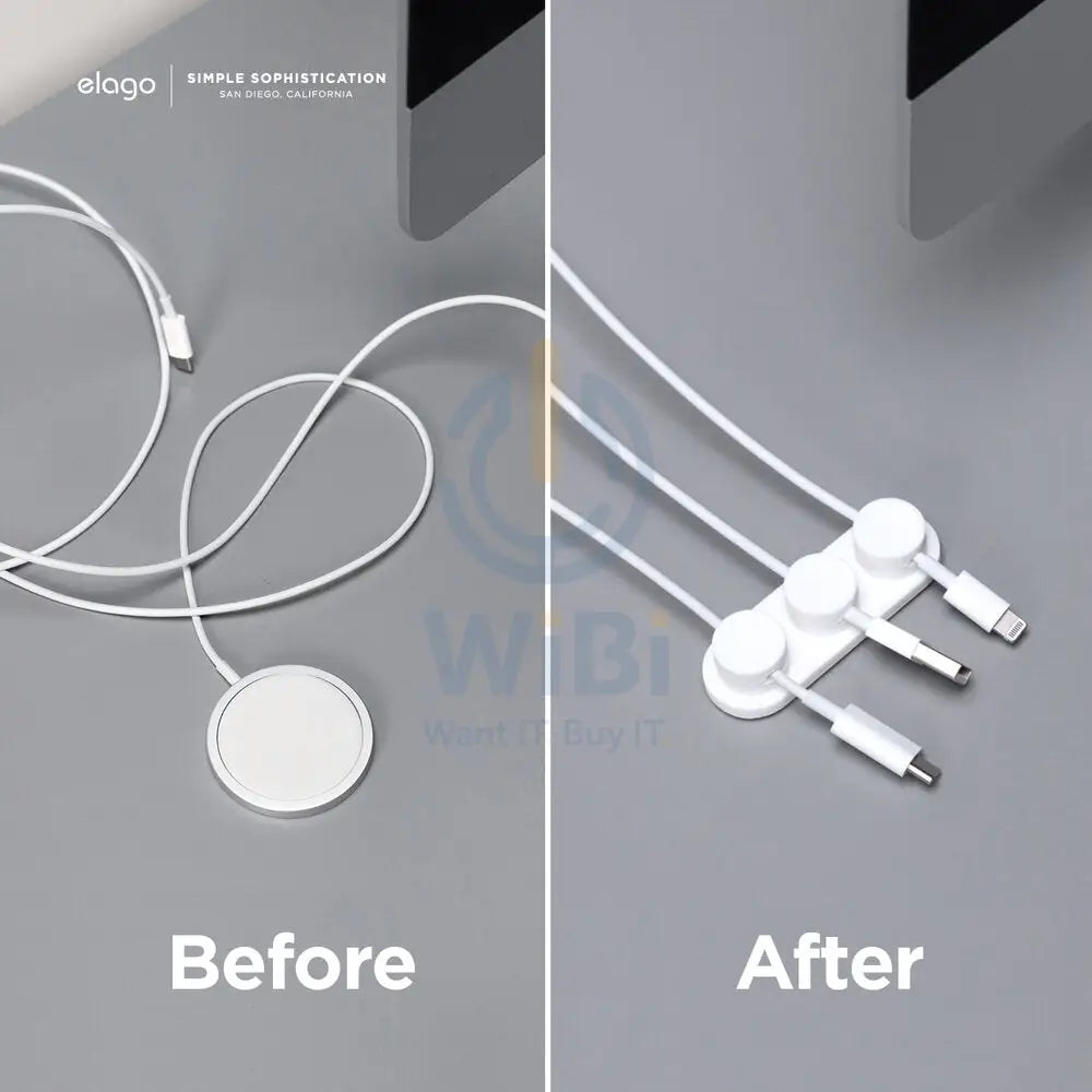 Elago Magnetic Cable Management Buttons - White Accessories > Other Accessories