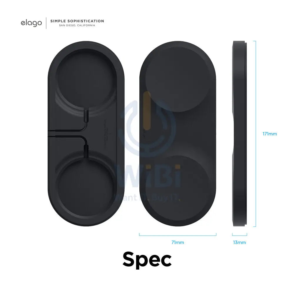 Elago Magsafe Charging Hub Duo - Black Accessories > Power Adapters