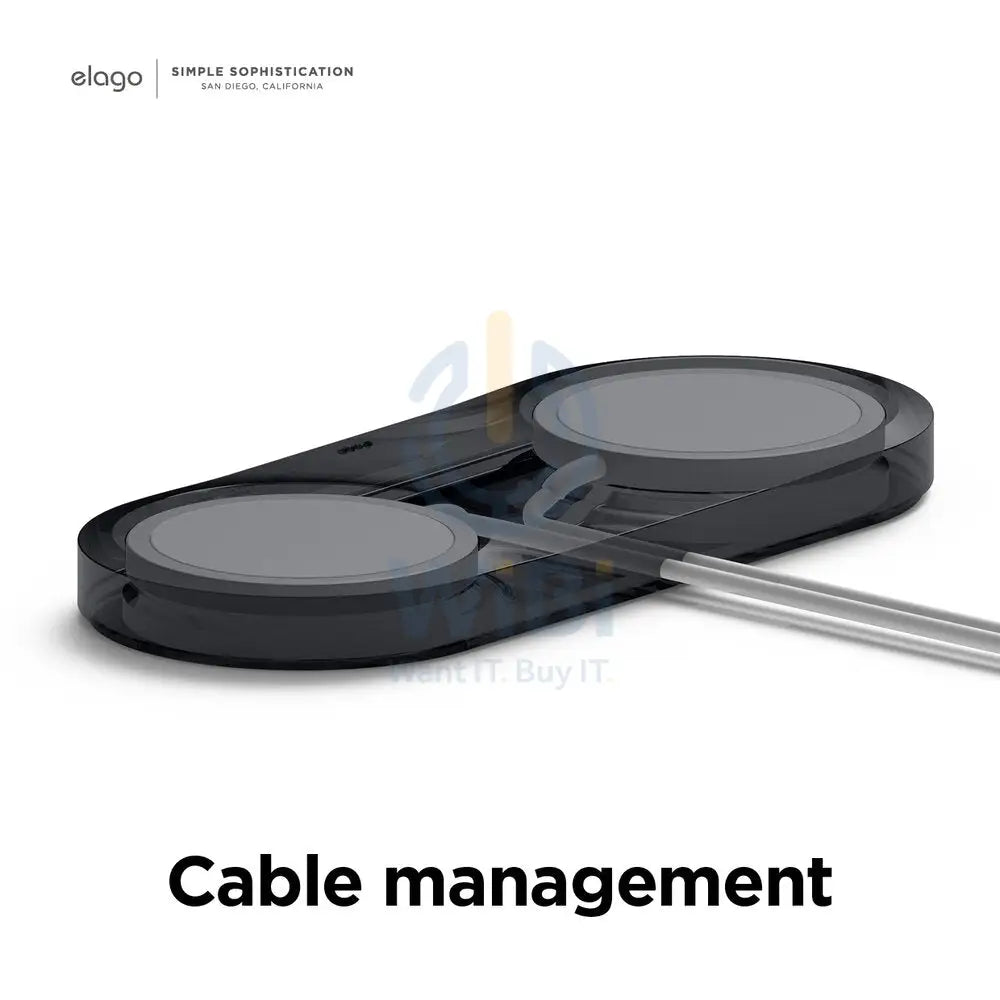 Elago Magsafe Charging Hub Duo - Black Accessories > Power Adapters