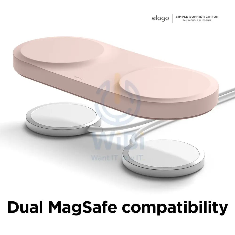 Elago Magsafe Charging Hub Duo - Sand Pink Accessories > Power Adapters