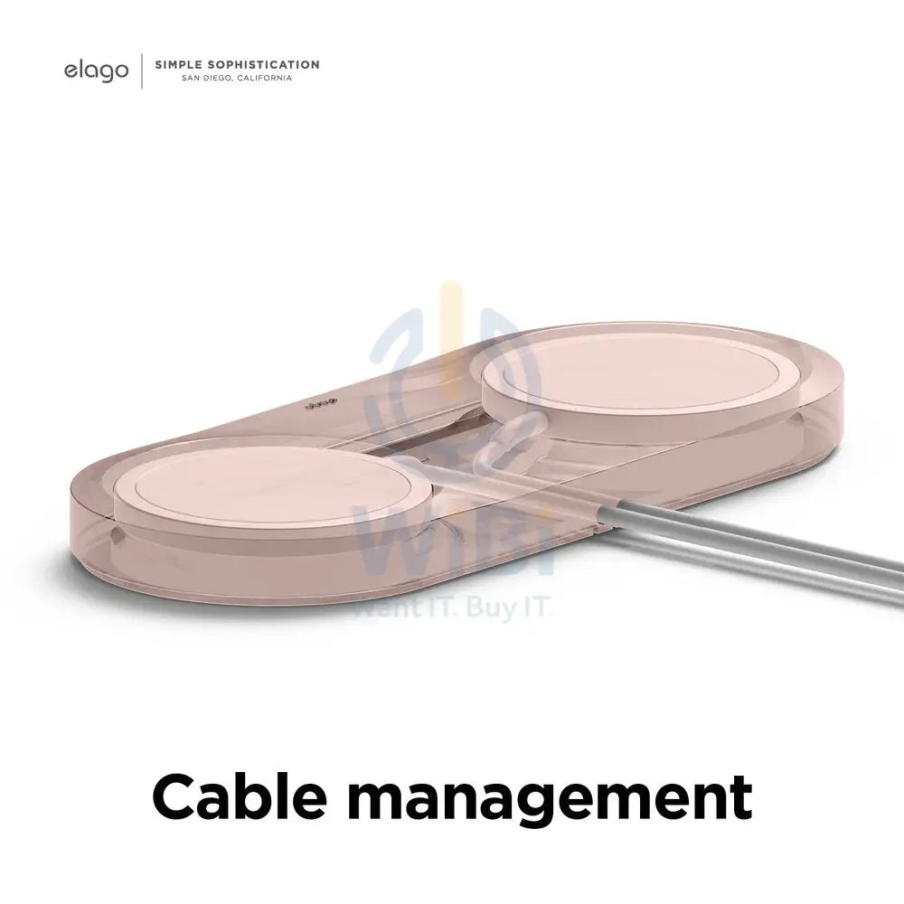 Elago Magsafe Charging Hub Duo - Sand Pink Accessories > Power Adapters