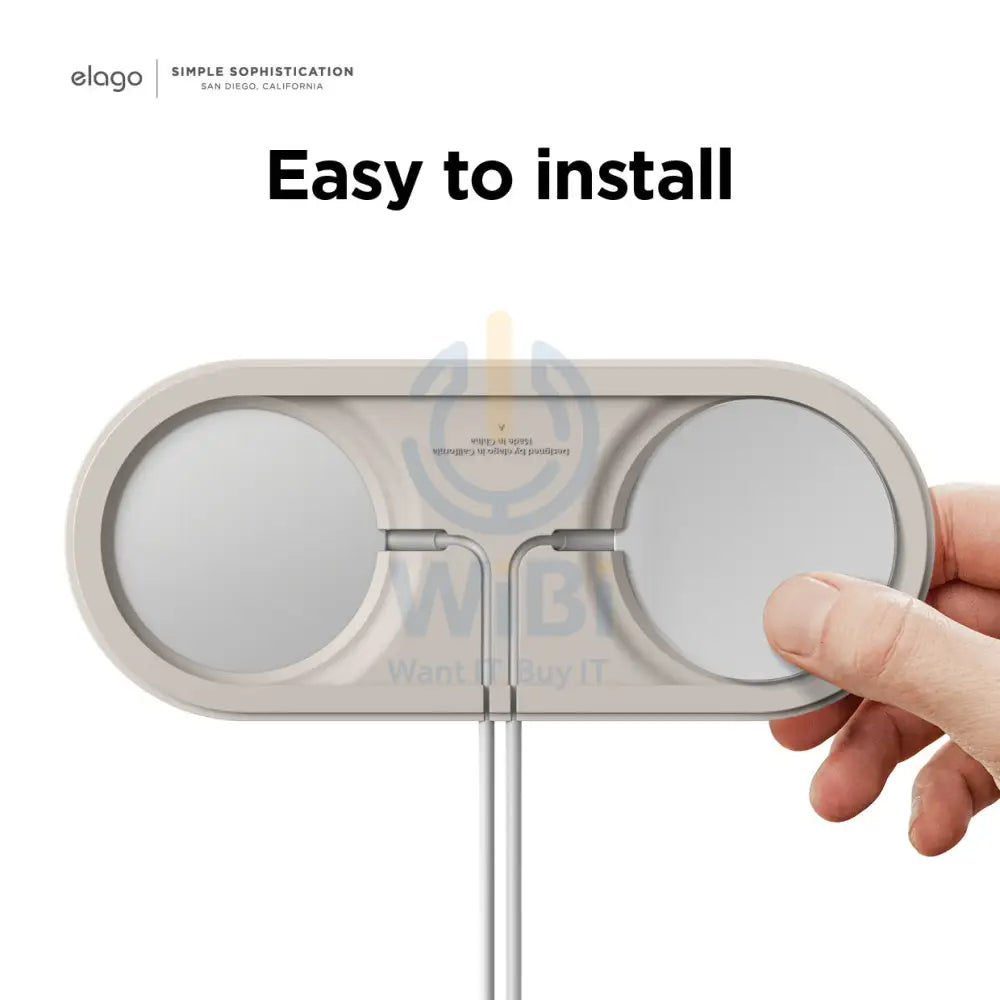 Elago Magsafe Charging Hub Duo - Stone Accessories > Power Adapters
