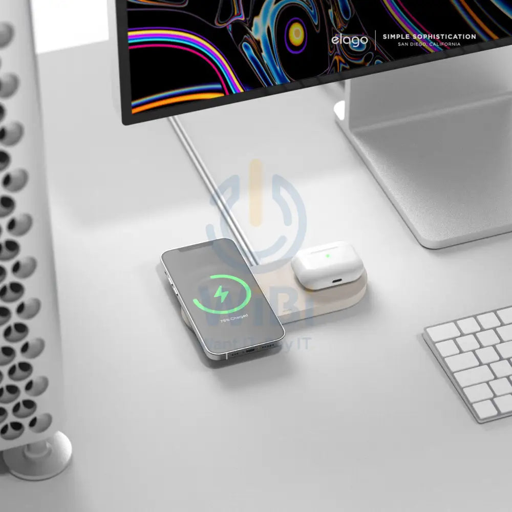 Elago Magsafe Charging Hub Duo - Stone Accessories > Power Adapters