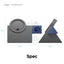 Elago MagSafe Charging MS5 Duo (Compatible with MagSafe Charger & Apple Watch Charger) - Dark Grey / Jean Indigo - Dark