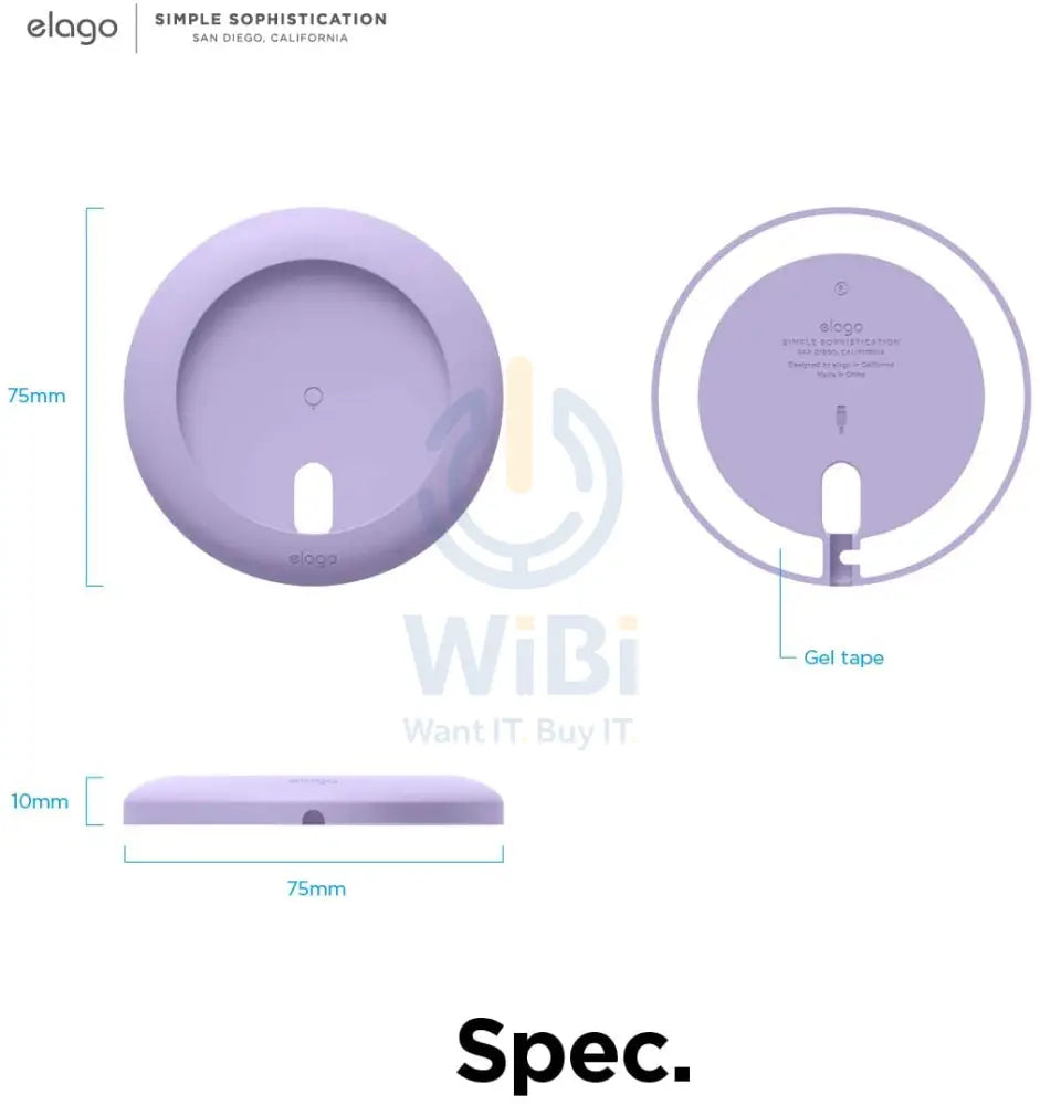 Elago Magsafe Charging Pad - Lavender Accessories > Power Adapters
