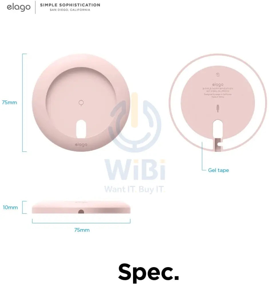 Elago Magsafe Charging Pad - Lovely Pink Accessories > Power Adapters