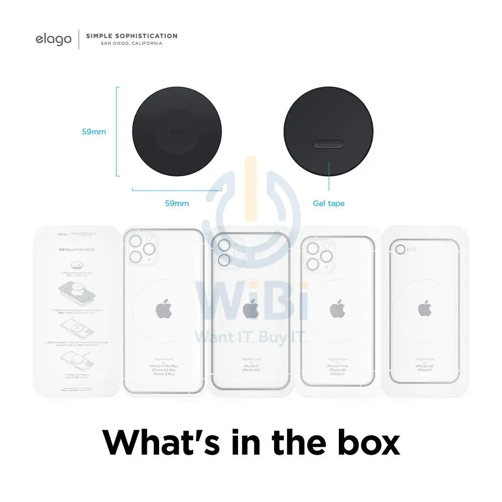 Elago MagSafe Guide for Smart Phones - Black Accessories > Mobiles & Tablets > Tablets