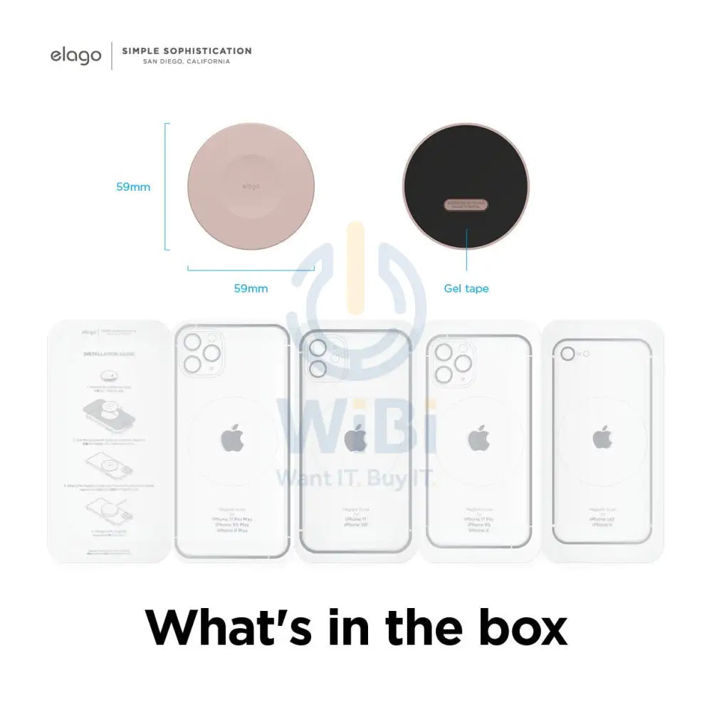 Elago MagSafe Guide for Smart Phones - Sand Pink Accessories > Mobiles & Tablets > Mobiles