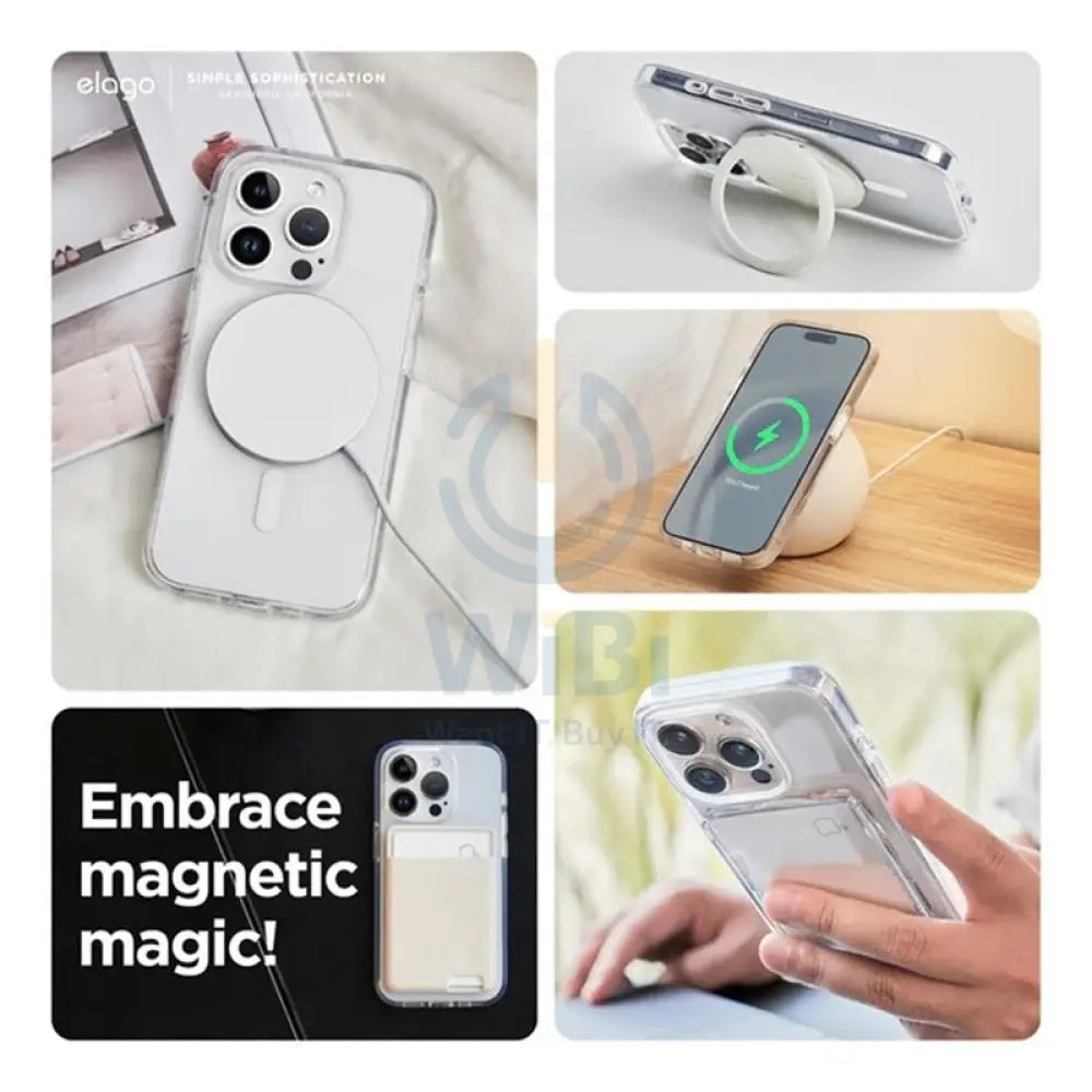 Elago MagSafe Magnetic Hybrid Case - Apple iPhone 15 Pro Max / White Accessories > Mobiles & Tablets > Mobiles
