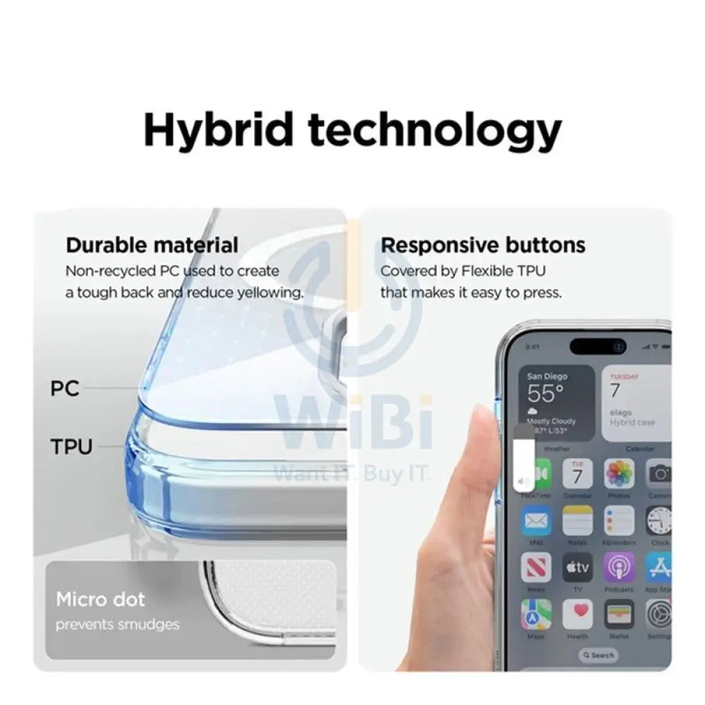 Elago MagSafe Magnetic Hybrid Case - Apple iPhone 15 Pro Max / White Accessories > Mobiles & Tablets > Mobiles