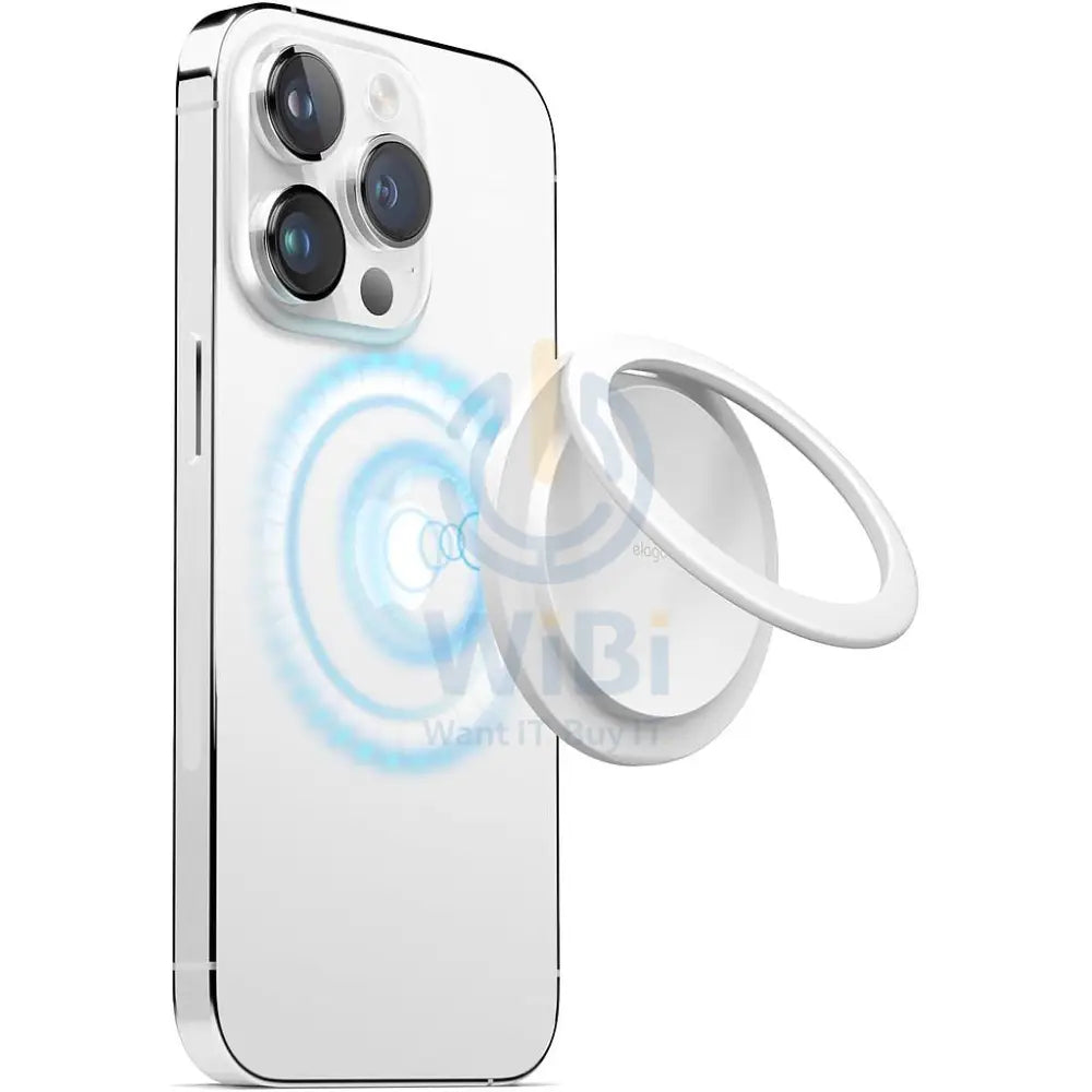 Elago MagSafe Metal Ring Holder - White Accessories > Mobiles & Tablets > Mobiles > Mobile Holder / Stands