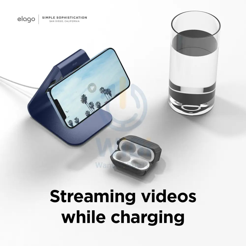 Elago MS4 Aluminum Charging Stand for MagSafe - Jean Indigo Accessories > Mobiles & Tablets > Mobiles > Mobile Holder