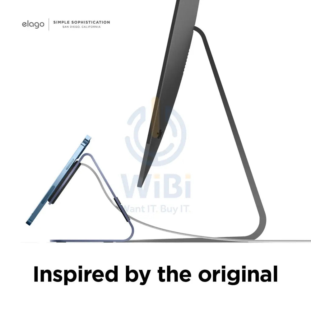 Elago MS4 Aluminum Charging Stand for MagSafe - Jean Indigo Accessories > Mobiles & Tablets > Mobiles > Mobile Holder