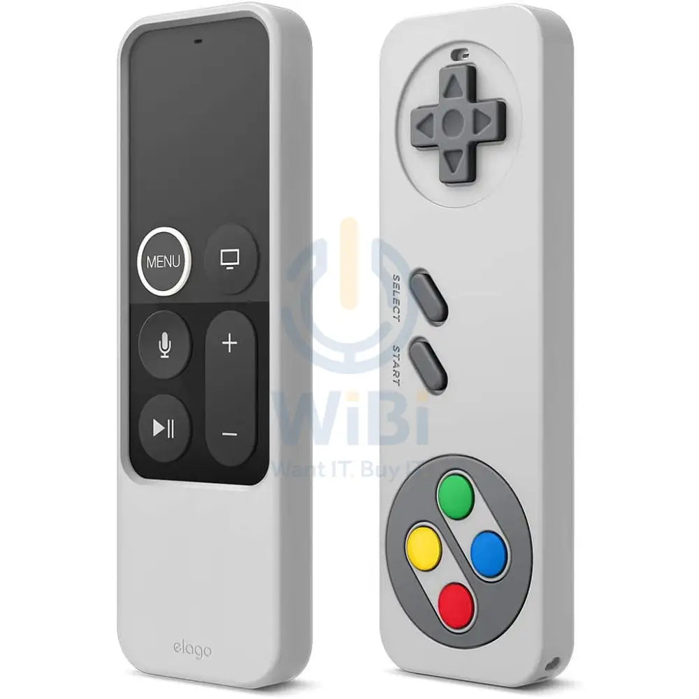 Elago R4 Retro Case for Apple TV Siri Remote (Lanyard Included) - Light Gray Accessories > Smart Devices
