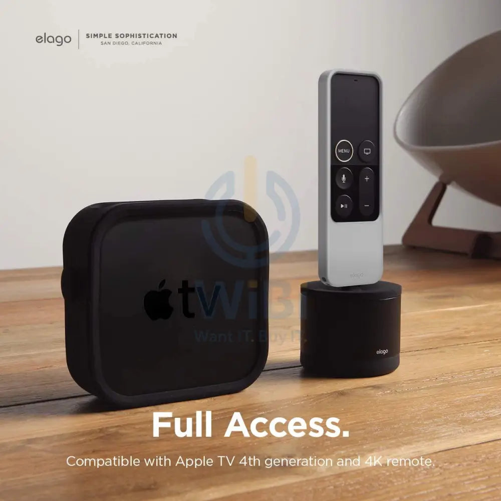 Elago R4 Retro Case for Apple TV Siri Remote (Lanyard Included) - Light Gray Accessories > Smart Devices