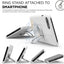 Elago Ring Holder -Grip and Stand - Silver Accessories > Mobiles & Tablets > Mobiles > Mobile Holder / Stands