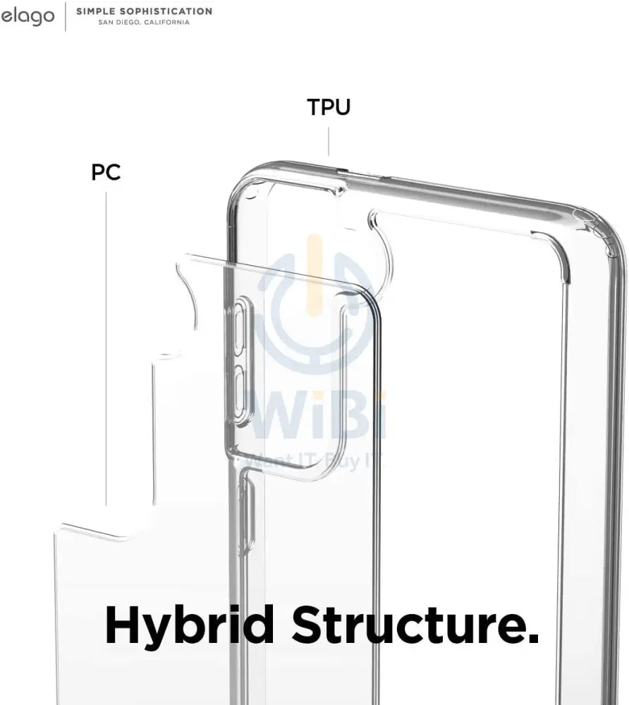 Elago Samsung Galaxy S21 Plus Hybrid Case - Transparent Accessories > Mobiles & Tablets > Mobiles > Screen Protectors &