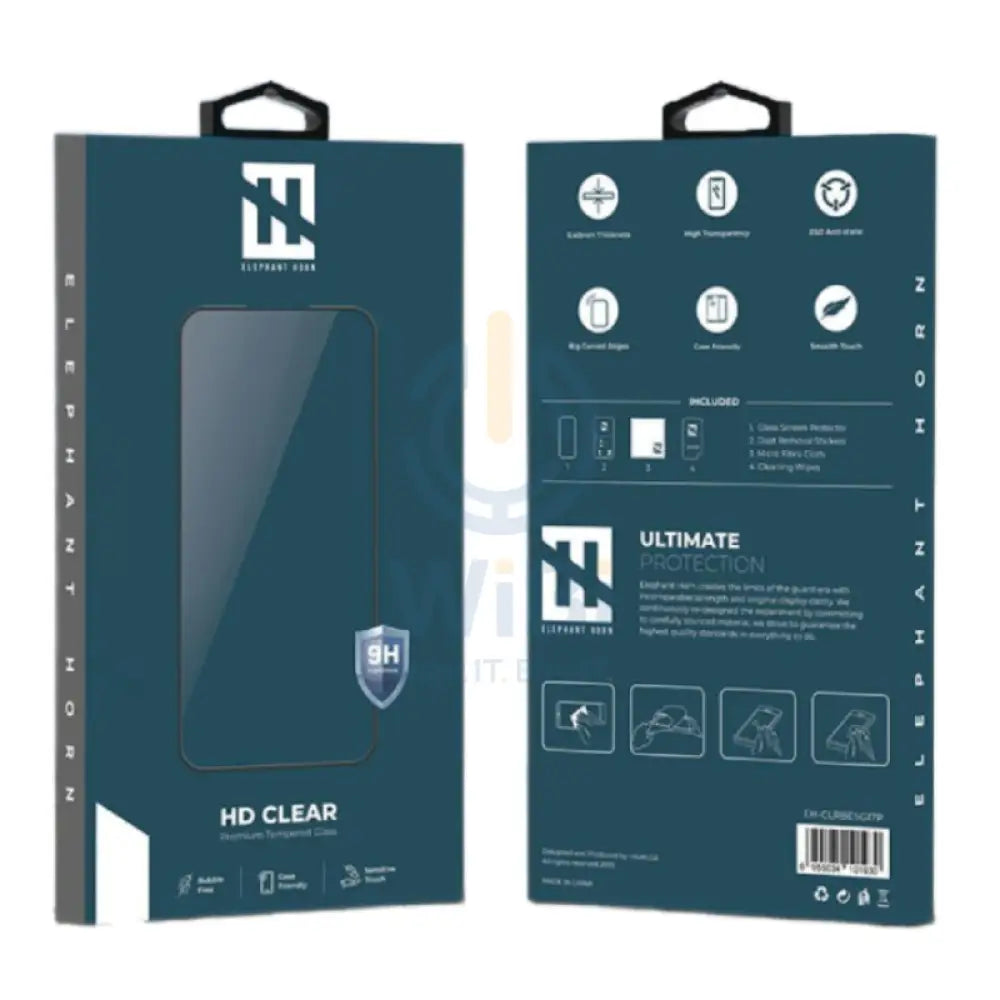 Elephant Horn HD CLEAR Tempered Glass For Apple iPhone 17 Pro Max - Clear Accessories > Mobiles & Tablets > Mobiles >