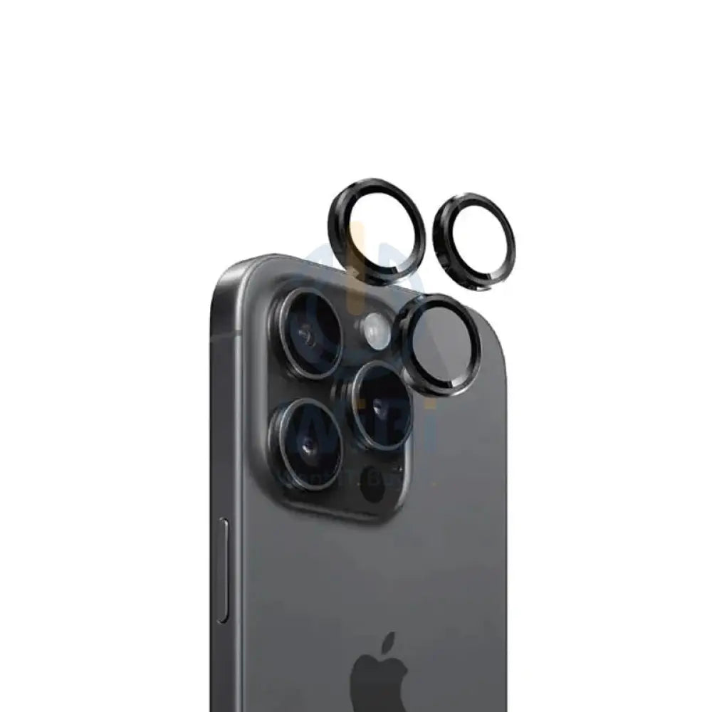 Eltoro Individual Ar Metal Rings Camera Lens Protector for iPhone 15 Pro / 15 Pro Max - Black Accessories > Mobiles &