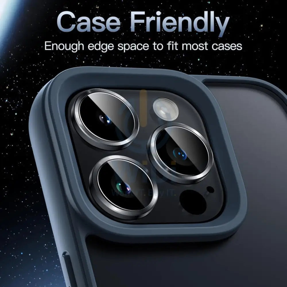Eltoro Individual Ar Metal Rings Camera Lens Protector for iPhone 15 Pro / 15 Pro Max - Black Accessories > Mobiles &