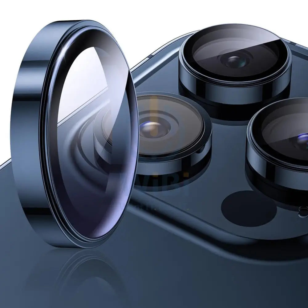 Eltoro Individual Ar Metal Rings Camera Lens Protector for iPhone 15 Pro / 15 Pro Max - Blue Accessories > Mobiles &