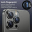 Eltoro Individual Ar Metal Rings Camera Lens Protector for iPhone 15 Pro / 15 Pro Max - Natural Titanium Accessories >