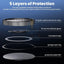 Eltoro Individual Ar Metal Rings Camera Lens Protector for iPhone 15 Pro / 15 Pro Max - Natural Titanium Accessories >